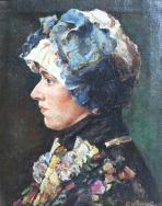 O. Höhing: Gemälde Damenportrait