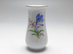 Vase, Meissen, Handmalerei Blume 2 - Krokus, H: 15 cm