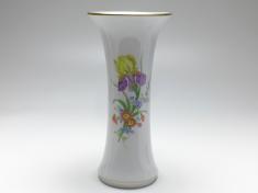 große Vase, Meissen, Blumenmalerei Blume 3 - Schwertlilie, H: 25 cm