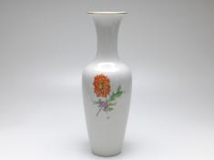 Vase, KPM Berlin, Asia, Blumenmalerei, H: 34 cm