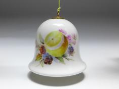 Meissen Glocke, Fruchtmalerei Zitrone, 1. Wahl, H: 5 cm