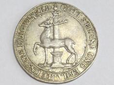 Münze Ausbeutegroschen, 12 Mariengroschen, 1711 G, Stolberg-Stolberg, Feinsilber